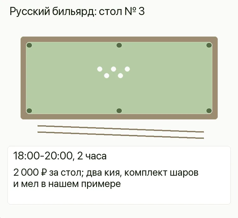 Реклама бильярдного клуба: предложение и путь клиента