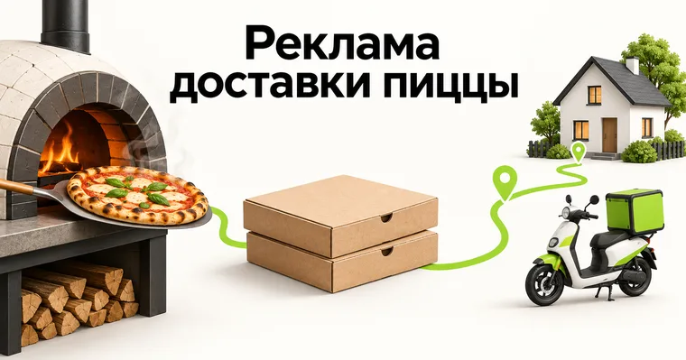 Реклама доставки пиццы: как получать заказы, которые кухня успеет выполнить