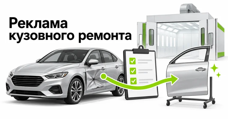 Реклама кузовного ремонта: заказы, которые подходят вашему центру