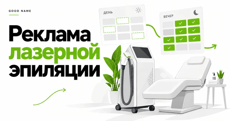 Реклама лазерной эпиляции: как клинике заполнить расписание аппарата