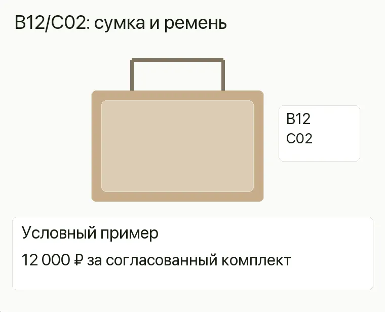 Реклама сумок: артикул, отделения и покупка в магазине
