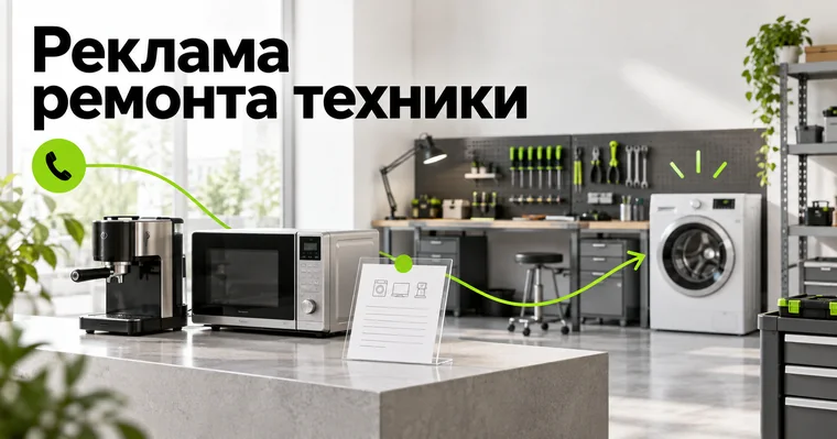 Реклама ремонта бытовой техники: как сервисному центру получать ремонты, а не звонки