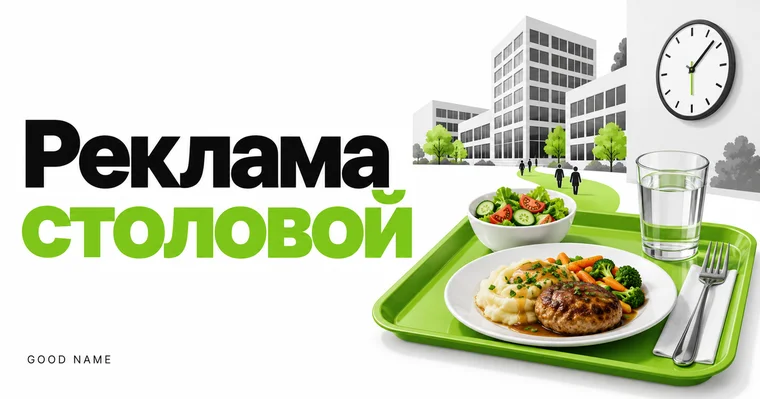 Реклама столовой: предложение и путь клиента
