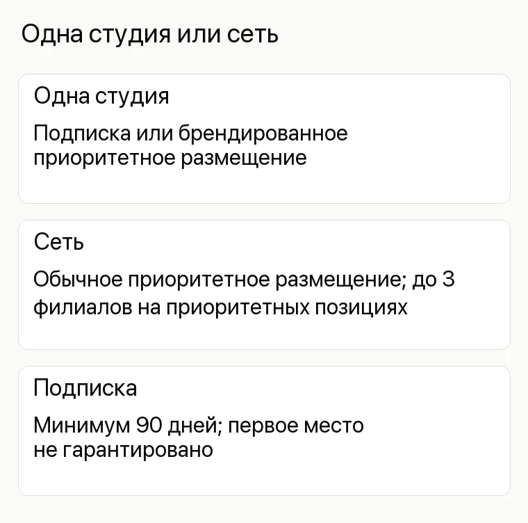 Реклама студии йоги: Одна студия или сеть