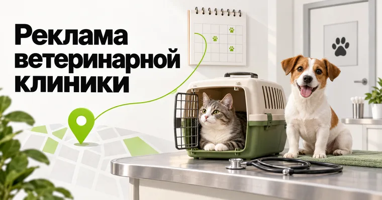 Реклама ветеринарной клиники: от поиска на карте до приёма