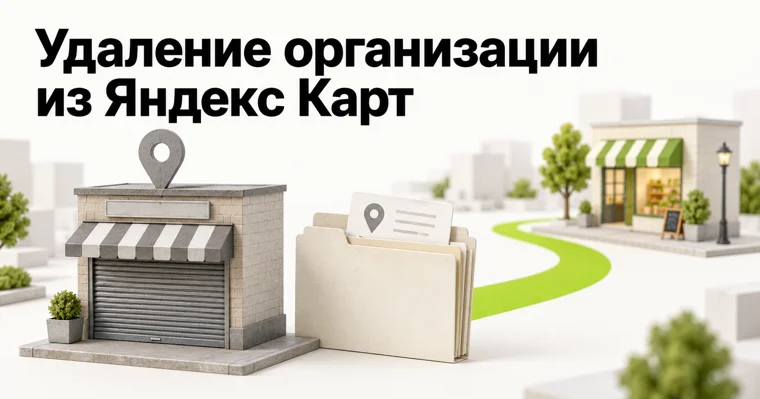 Как удалить организацию из Яндекс Карт и не потерять работающую карточку
